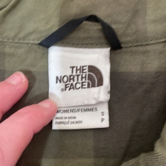The North Face Urban Utility Jacket Full Zip Canvas Long Sleeve Green Womens S - Picture 6 of 9